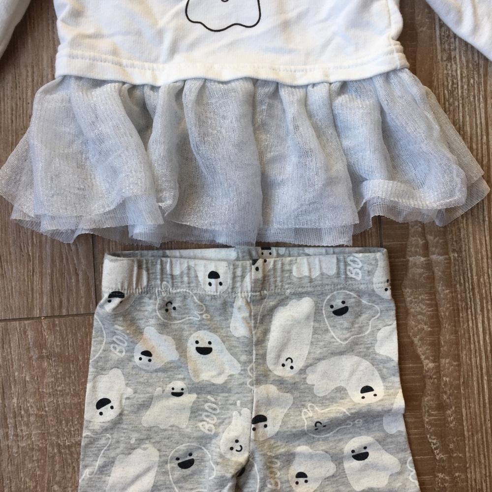*SOLD*   💜👻Ghost Tutu Halloween Matching Outfit - Picture 3 of 8